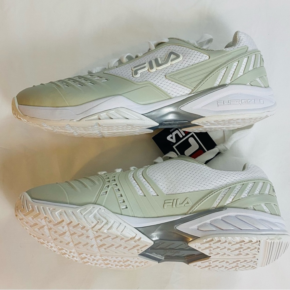 Fila Women's Axilus 2 Energized Tennis Shoe, White/Metallic Silver New sz 10 - Picture 6 of 8